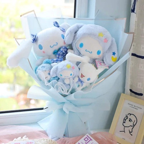 1 Sanrio Bouquet Cartoon Cinnamoroll Melody Kuromi With Graduation Hats Handmade - Picture 16 of 41