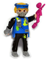 Playmobil Figures 70732 Boys Series 21  - PAINTBALLER -Opened to ID Only !