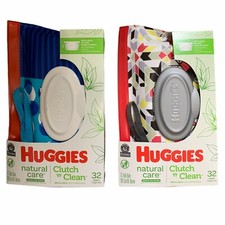 Huggies Natural Care Clutch N Clean Refillable Clutch 2 pack 