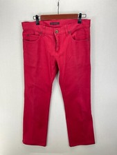 Roberto Cavalli Red Jeans Women  s IT 50 US 34 Designer Made in Italy Denim Pants