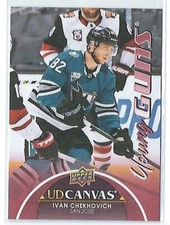 2021-22  UD Series 1  Canvas Young Guns  Ivan Chekhovich  San Jose Sharks (C118)