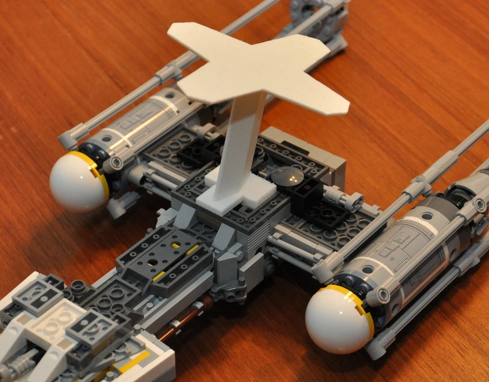 Lego Star Wars Y-Wing Starfighter 75172 suporte de exibição - impresso em 3D - Imagem 3 de 3