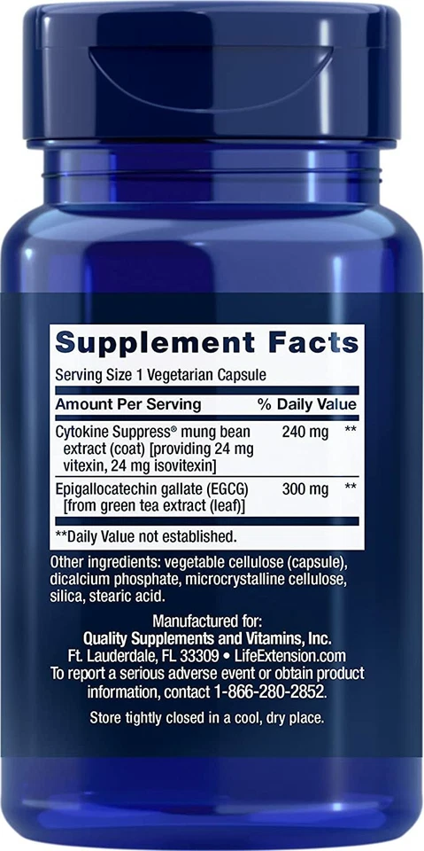 Life Extension Cytokine Suppress apoya una respuesta inmune e inflamatoria saludable Foto 3 de 4