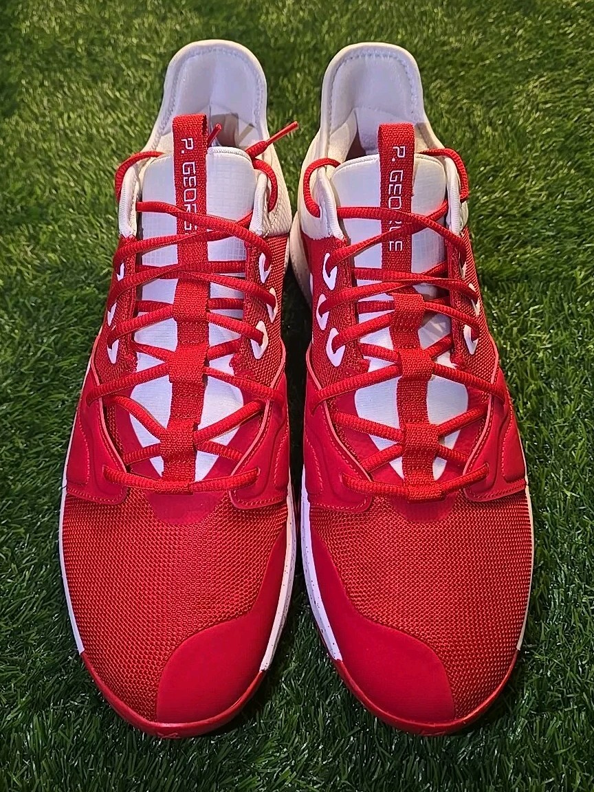 pg 3 shoes red and white