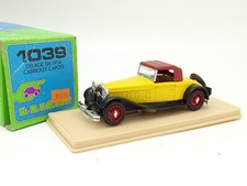 Eligor 1/43 - Delage D8 1934 Cabriolet Yellow