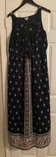 Avenue Women’s Maxi Dress Sleeveless Size 18. Small Belt Loops. No Belt.