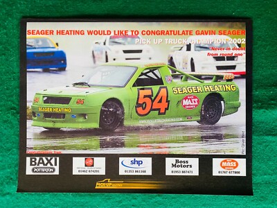 SEAGER HEIZUNG PICK UP TRUCK 2002 GAVIN SEAGER ILLUSTRATION WERBUNG A4 GRÖSSE # XA