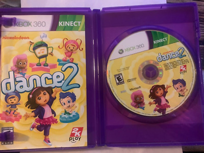 Nickelodeon Dance 2 (Microsoft Xbox 360, 2012) COMPLETE!