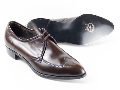 Men\'s FLORSHEIM IMPERIAL  Brown Derby Oxford Shoes Size 11.5D Vintage Florsheim Royal Imperial Shoes Mens | Mercari main image 3
