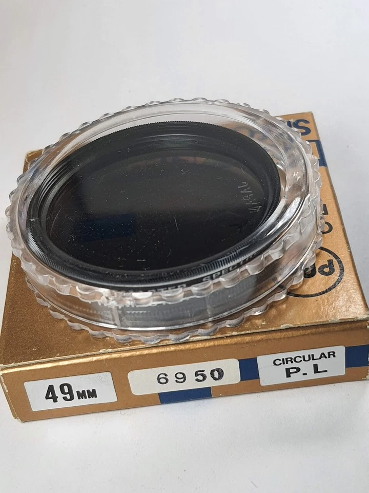 49mm Circular Polarizer CPL Glass Lens Filter P-CL 49 mm PL-C Japan E49 E-49 Pro - Image 3 of 4