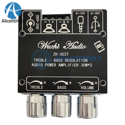 Stereo Bluetooth Audio 2.0 Digital Power Amplifier Board 30W+30W Dual Channel