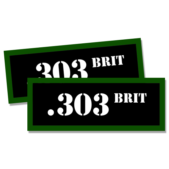 303 BRIT Ammo Can 2x Labels Ammunition Case 3