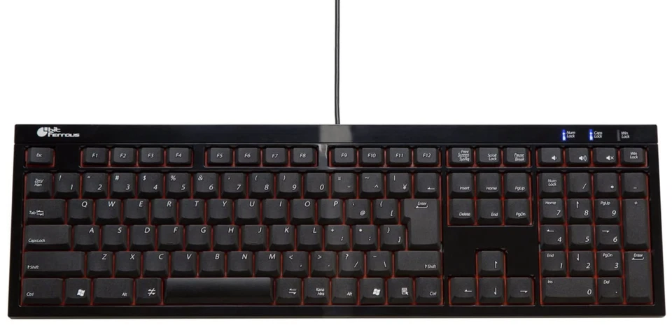 bitFerrous BFKB113PBK N-Key Rollover Pantograph Japanese layout USB Keyboard New - Image 4 of 4