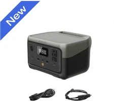 EcoFlow Portable Power Station RIVER 2 240,243wh LiFePO4 Battery/1 Hour Fast Cha
