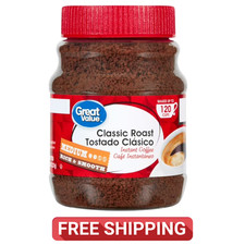 Great Value Classic Medium Roast Instant Coffee, 8 oz