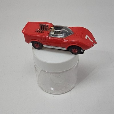 Aurora #1377 Red Chaparral HO Slot Car Vintage NICE