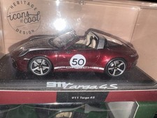 1/43 Minichamps Porsche 992 911 Targa Heritage Dark Cherry red Rare 