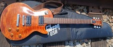 Les Paul Electric Guitar~LP~Amber Tiger Eye~Seymour Duncans~Gibson USA Bag~Video