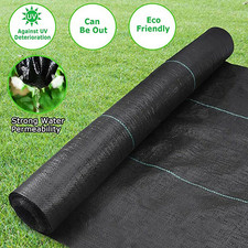 50mx4m Long Heavy Duty Weed Control Fabric Landscape Membrane Ground Cover Woven