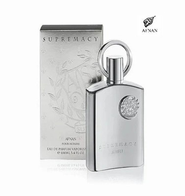 Afnan Supremacy Silver EDP for Men 3.4 oz 100 ml New in Box Authentic