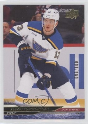 2024-25 Upper Deck Series 2 Exclusives 98/100 Alexey Toropchenko #402 17s7