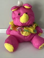 Puffalump Fisher Price Vintage Rhino Wild Thing Pink