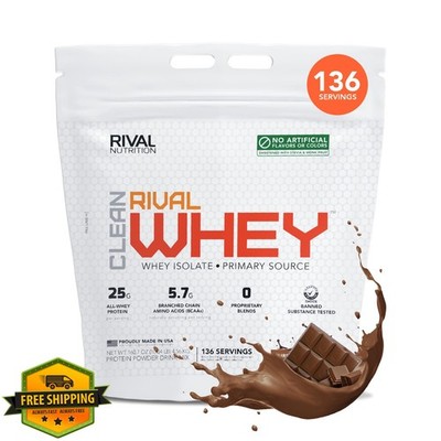 RIVAL NUTRITION Clean Rival Whey Protein Powder Chocolate 10lb Isolate