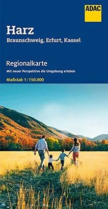 ADAC Regionalkarte Blatt 8 Harz, Braunschweig, Erfurt, ... | Buch | Zustand gut