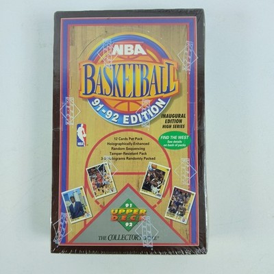 1991-92 Upper Deck High Series Basketball Factory Sealed Wax Box 36 Packs Jordan