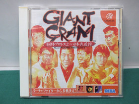 SEGA Dreamcast GIANT GRAM All Japan Prowrestling 2 - spine, etc. JAPAN. DC 25503