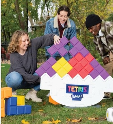 Tetris XL Tumble Game Tetrimino Blocks Tower Puzzle 2025 Indoor