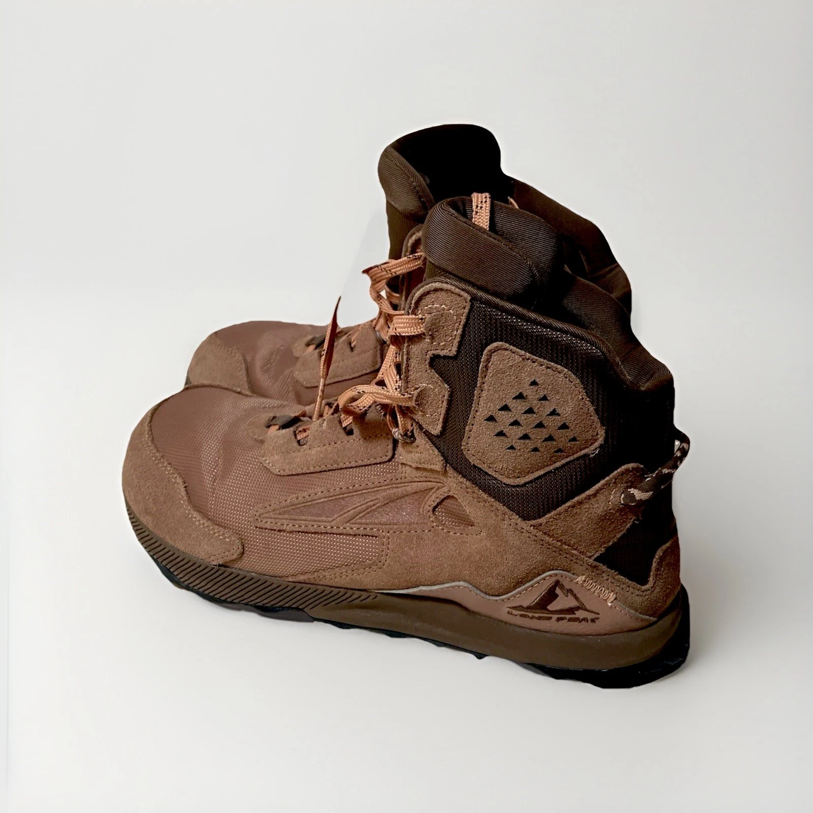 Altra Lone Peak Hiker 2 II Women Size 10.5 US Hiking Boots Shoes Brown Suede