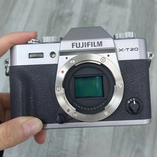 FUJIFILM X-T20 XT20 Silver Mirrorless Body WiFi Touch Display English Tested