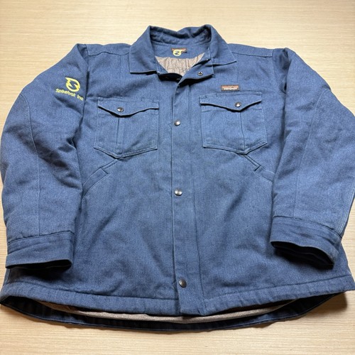 Patagonia Hemp Iron Forge Jacket Canvas Quilted Spike Ball Employee XXL Barn