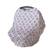 4-In-1 Car Seat Cover for Babies - Multi-Use, Stretchy Car Seat Canopy and Priva