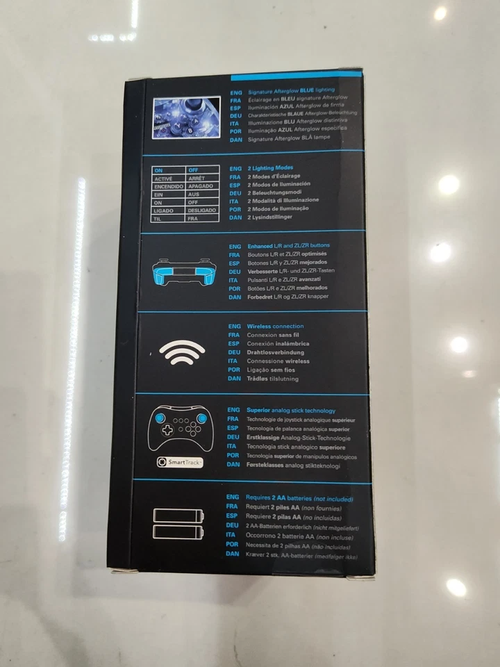 Nuevo controlador inalámbrico Afterglow Pro Afterglow para Nintendo Wii U Foto 2 de 2