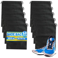 Mochila de viaje para zapatos paquete de 10 Sin malla solida 30x40cm impermeable