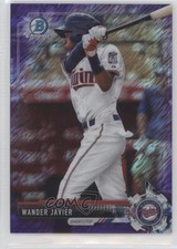 2017 Bowman Chrome Prospects Purple Shimmer Refractor Wander Javier #BCP242 0x1