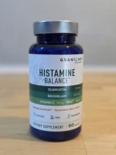 Granions Histamine Balance Complex Quercetin Bromelain NAC Vit C - 60 ct - 05/28
