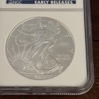 2010 $1 American Silver Eagle NGC MS70 - Early Releases — photo 2