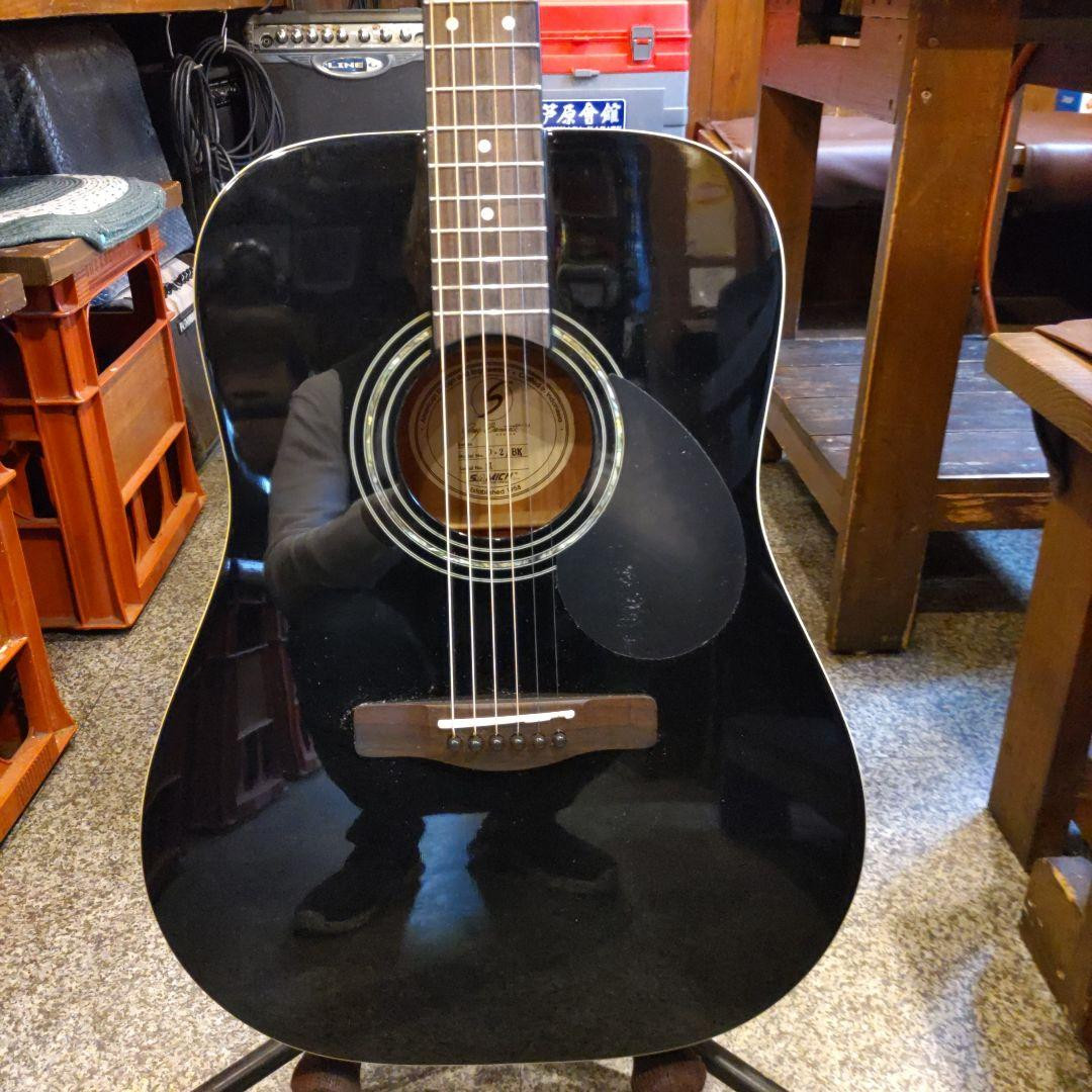 Acoustic Guitar Samick by Greg Bennett D-2 Black Dreadnought