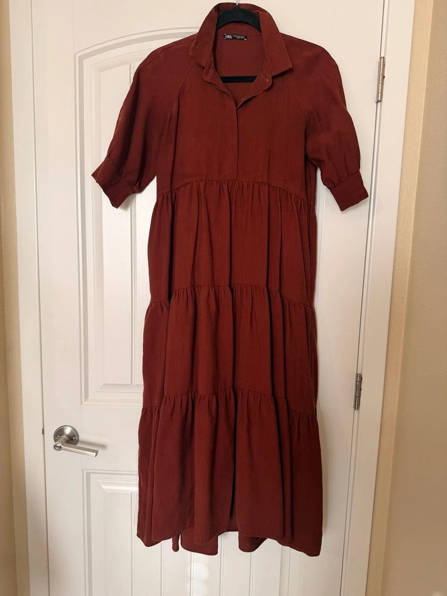 strapless open back dress ZARA Pink Mini Dress – XS Size UAE – Sam's Store Ukay Ukay- Hamdan Street,  Abu Dhabi main image 1