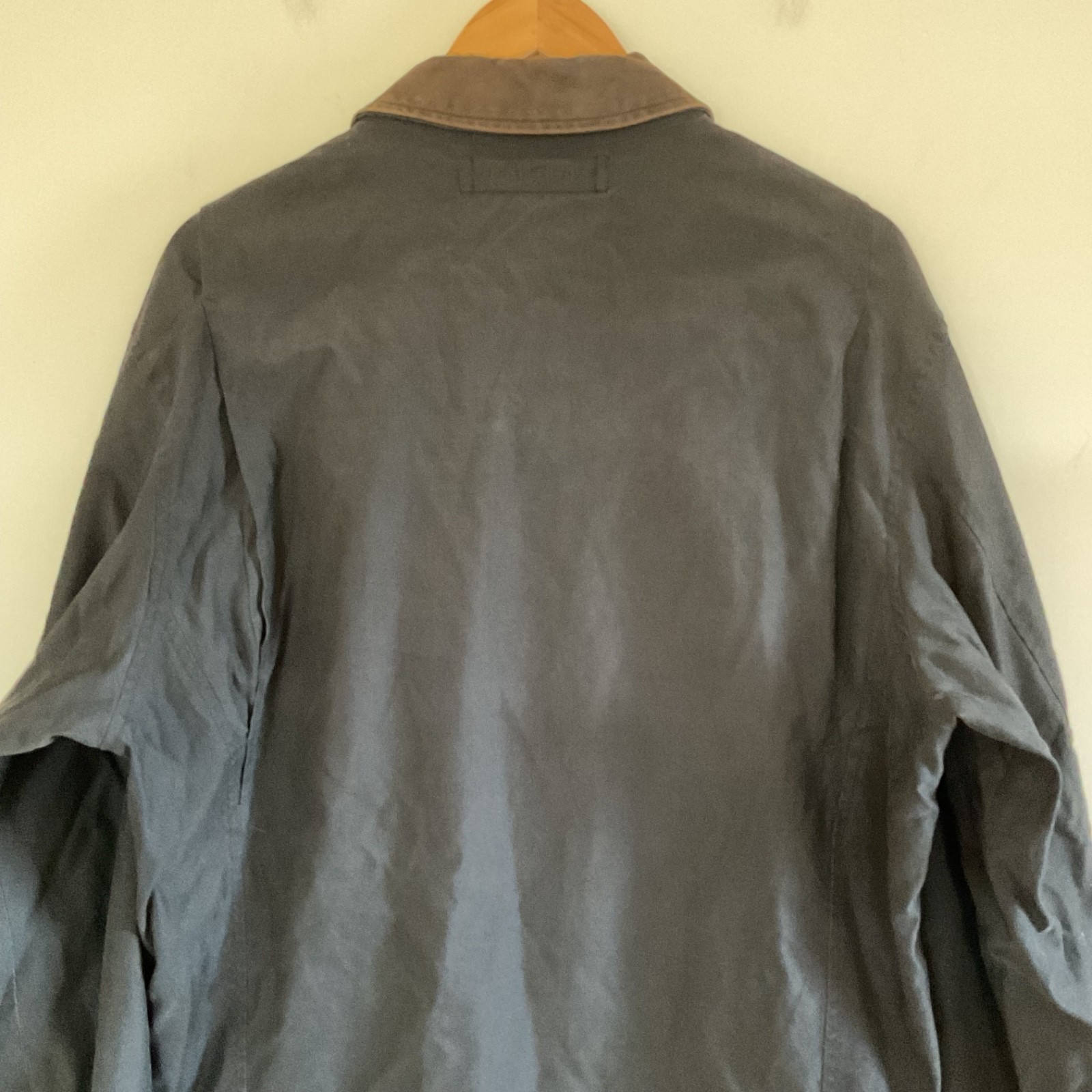 Vintage Y2K Nautica Mens XL Black Bi-Swing Chore Barn Jacket Leather Collar Work