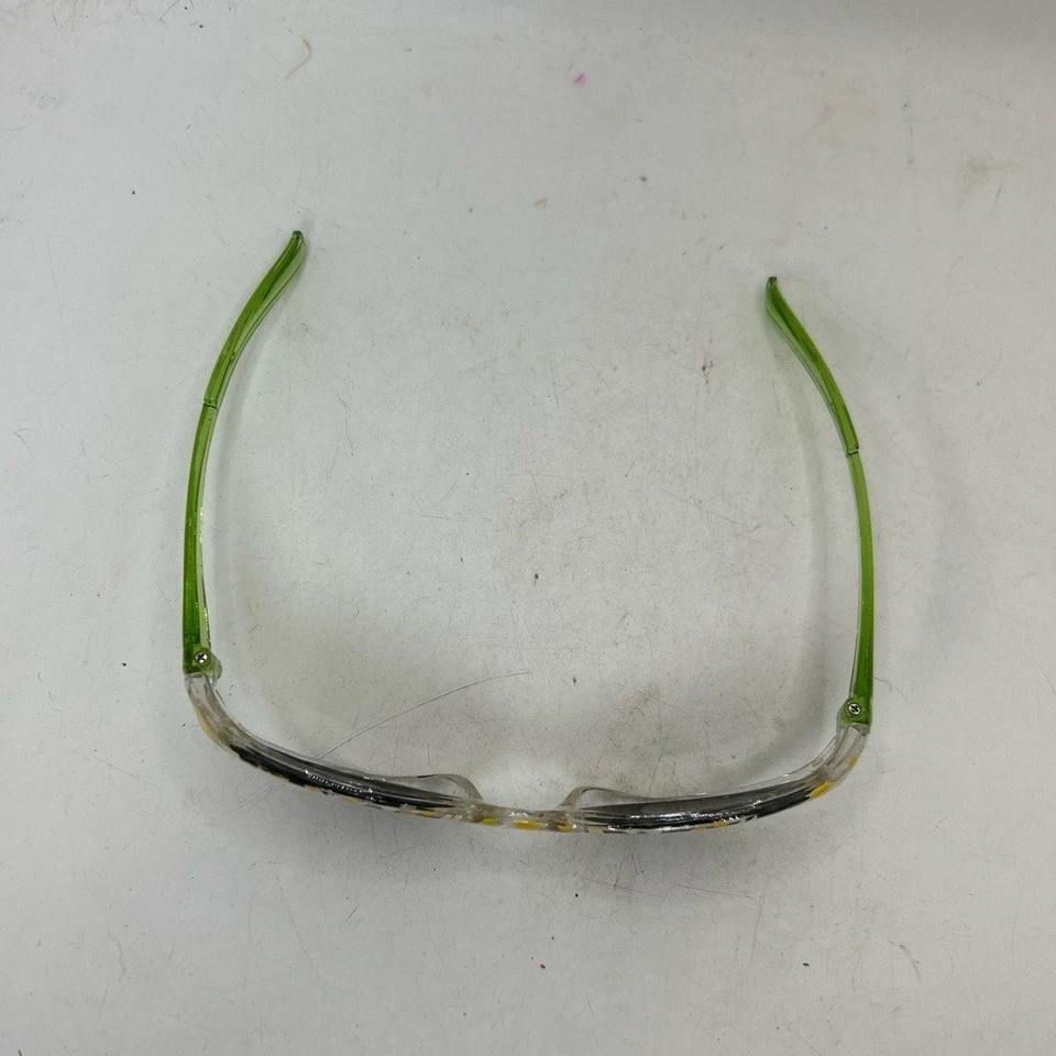 Gafas de sol Claires Sun Daisy amarillo blanco patrón floral lentes ovaladas retro elegantes Foto 3 de 4