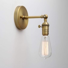 PERMO Industrial Mini Single Sconce Adjustable Simple Metal Wall Sconces Wall...