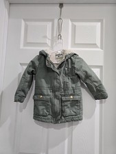 Genuine Oshkosh Kids Green Hooded Unisex Jacket 18-24M