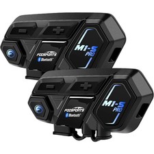 Motorcycle Bluetooth Intercom with Music Sharing, M1S Pro 2000m 8 Riders Group
