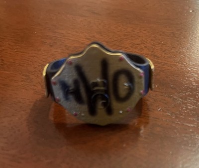 WWE Mattel NWO World Heavyweight Championship Belt Big WCW Figure Dull Gold