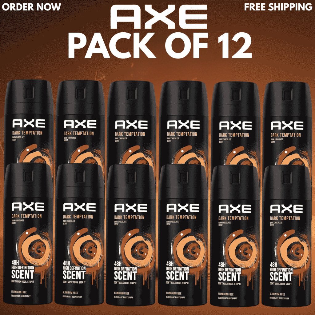 For Men Deodorant Dark Temptation, 4oz | 12 Pcs | Free Ship