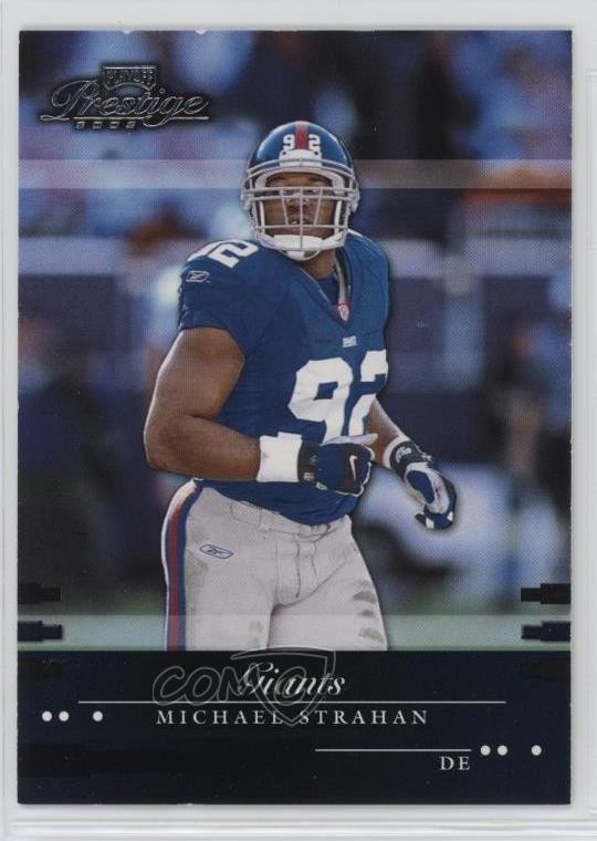 2002 Playoff Prestige Michael Strahan #94 HOF 14x1